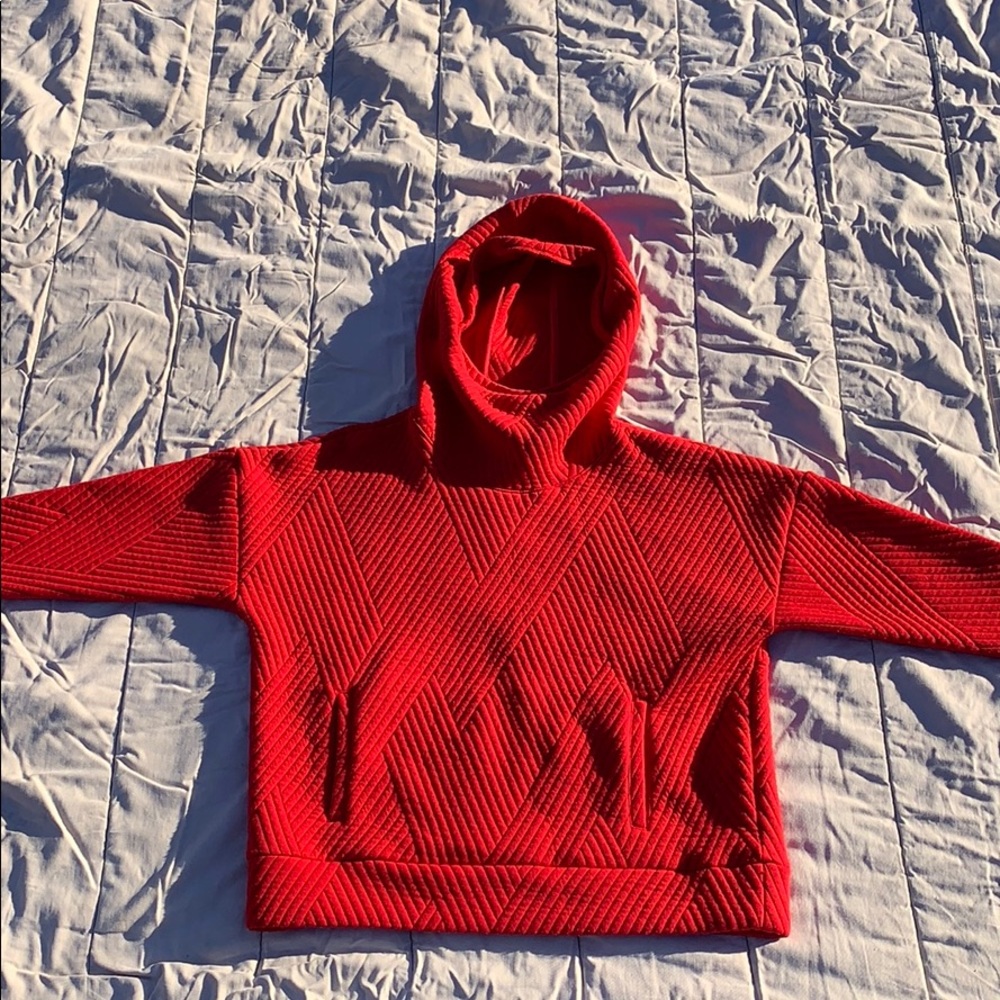 Red sweatshirt